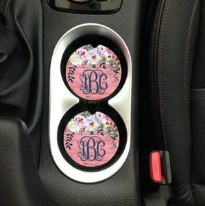 Custom Neoprene Car Coasters, set of two
